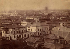 Енисейск, ул. Большая, дом купца Савельева. Фото 1880 - 1890 г. г.